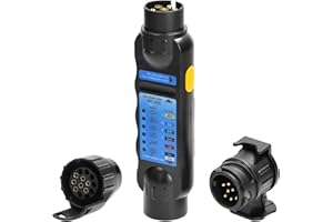 Orno AE-13231 Comprobador Remolque Stándar 13/7 polos 12 / 24V