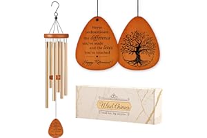 Niyewsor Retirement Gift for Woman or Men, Retirement Gifts Wind Chime, Happy Retirement Gifts for Coworker, Nurse, Veterans, Teacher, Boss