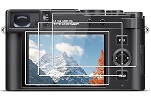 kinokoo Película de vidrio templado para Leica D-Lux 7/D-Lux 8 Crystal Clear Film Protector de pantalla para Leica D-LUX 109 / C-Lux/V-Lux5 sin burbujas/antiarañazos (paquete de 2)