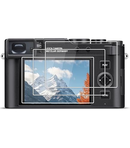 Brotect Pellicola Protettiva In Vetro Ibrido Per Leica TL2 (3 Pezzi) – Durezza 9H, Antimpronta, Trasparente (AirGlass) – Made In Germany