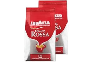 Lavazza Rossa Coffee Beans (2 Packs of 1Kg)