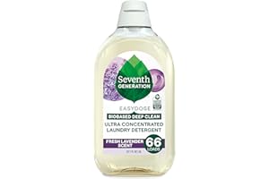 ‎SEVENTH GENERATION Seventh Generation Waschmittel, ultra konzentriert, EasyDose, frischer Lavendel, 652 ml, 66 Waschladungen (Verpackung kann variieren)