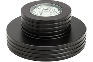 Dynavox Stabilizator do gramofonu PST300, ciężar nośny z ważką z aluminium do gramofonu, waga 300 g, czarny