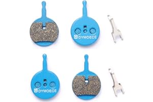 Dymoece 2 Sets Bicycle Disc Brake Pads for Avid BB5 Mechanical Disc Brake (Resin,Semi-Metallic,Sintered Metal)