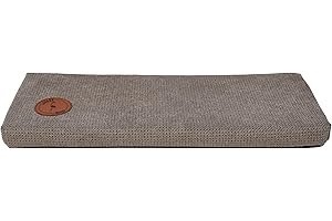 BORN2REST Prime Cat Window Lounger for Cats, Windowsill with a Non-Slip Backing, Cat Bed Window Sill, 50 cm x 20 cm, Made in European Union (Sand, 50 x 20 x 3 cm)