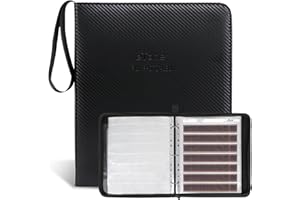 eTone 50 Blätter 135 35mm Film Negativ Seitenschutzhüllen, säurefreies Aufbewahrungsset mit Film Binder Box