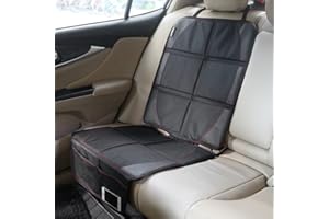 AMOTAOS Autositzauflage zum Schutz vor Kindersitzen Isofix geeignet, Zuoao Premium Auto-Kindersitzunterlage Kindersitz Unterlage Rutschfest Pflegeleicht und Sicher Autositzschutz in universeller Passform**