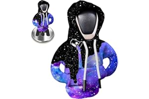 AMESOR Hoodie Gear Shift, Gear Stick Hoodie, Gear Shift Lever Knob Hoodie, Car Gearstick Hoodie, Creative Auto Knob Gear Stick Protector, for Car Comfortable Car Shift Lever