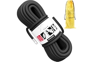 X XBEN Corde d'escalade en plein air 10 m, 20 m, 30 m, 50 m, 70 m, corde d'escalade statique, corde de parachute