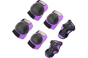SOHOUR HOME Youth & Kids Knee Pads Elbow Pads Wrist Guards Set for 3-15 Years Child Roller Skate, Scooter, Inline Skating, Cycling, BMX Bike