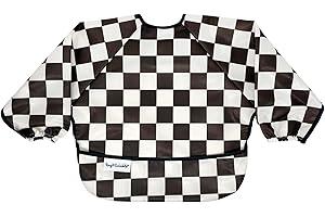 Tiny Twinkle Bibs Baby Bibs with Sleeves Waterproof Weaning Bib for Baby Boy or Girl PVC, BPA and Phthalate Free Weaning Bibs with Sleeves