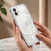 CaseOnn Nothing Phone (2) Kılıf Kamera Korumalı Darbe Emici Şeffaf Arka Kapak Tam Şeffaf