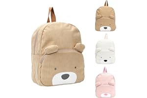 Meleager Kindergartenrucksack Mädchen, Kinderrucksäcke Jungen, Mini Bär Kita Rucksack ab 2 Jahr, Kleine Geschenke für Kinder