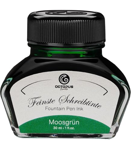 Tinta Premium De Escritura Para Plumas Estilográficas, Color Karibik (Caribe), 30ml, Fabricada En Alemania