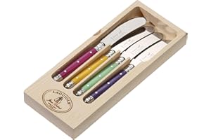 Laguiole Jean Dubost 97455 Mini Coffret 4 Tartineurs ABS Fruités Mixés
