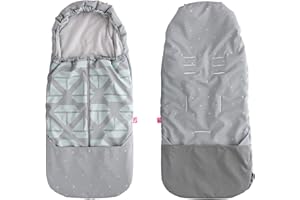 Motherhood Fußsack aus Softshell, für Buggy Kinderwagen Babyschale, Schiffe Mintgrün