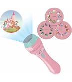 Lampe Projecteur D'Histoires Once Upon A Time Pink – Legami, 3 Contes Enchantés, 24 Diapositives, Veilleuse Magique Pour Enfants