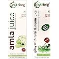 Nutriorg Amla & Giloy with Neem Tulsi Juice 600ml (Pack of 2 * 300ml) | Vitamin C Rich | Immunity Booster
