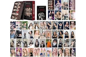 SAMSHINE Kpop (G)I-DLE Lomo Cards - 55 carte fotografiche (G)I-DLE 2022 World Tour Album Card (G)I-DLE Mini Photo Cards Kpop (G)I-DLE Photocards Set regalo per fan (g)I-DLE