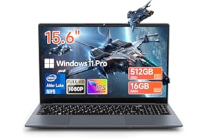 BMAX PC Portatile 15,6 Pollici 16GB DDR4 512GB SSD Celeron N95 (Fino a 3,4 GHz) Notebook Win 11 Computer Portatile Espandi a 2TB, BT5.0, USB3.0x3, IPS FHD Laptop WiFi5, con Film per Tastiera Italiana