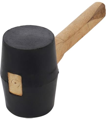 Mazo De 1300 G Con Cabeza De PU Y Nylon – Mango De Madera, Ideal Para Trabajos Delicados