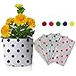 TrustBasket Set of 5 Premium colourfull Dotted Grow Bags (20*20*35 cms)