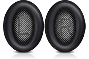 BINGLE Headphones Replacement Earpads For Bose Ear Pad Cushions QC35 II Replacement Earpads For Bose Quietcomfort 35 (QC35) And Quiet Comfort 35 II (QC35 II)