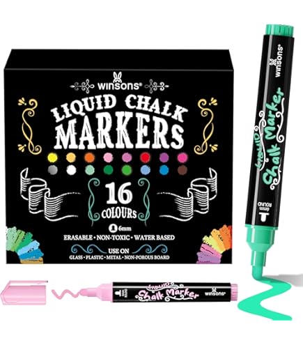 Wet-Erase Chalk Marker, Medium Bullet Tip, Assorted Colors, 5/Pack - View #11