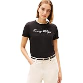 Tommy Hilfiger NOS SCRIPT REGULAR C-NK SS Tiş&ouml;rt Kadın