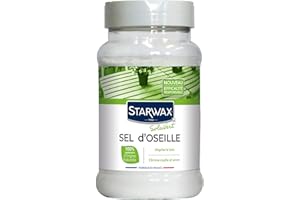 STARWAX SOLUVERT Sel d'oseille 400g - Idéal pour dégriser le bois ou éliminer les taches de rouille et d'encre