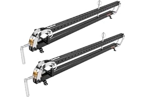 SpeTool 24 Inch Panel Clamp 2 Pack 4 Way Pressure Steel Parallel Clamp for PCB Cabinet Table Tops Woodworking Adjustable Parallelogram Couplings