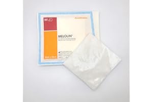 DOCLOGE MELOLIN Sterile Non-Adherent Dressings - Qty 10, Individual Packs, Available in S, M/L, & XL, Ideal for Wound Care, Non-Stick Gauze (M/L Wound, 10cm x 10cm)
