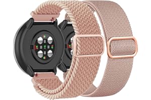 TUCOMO Rozciągliwa nylonowa bransoletka kompatybilna z Polar ignite/ignite 2 / ignite 3, pleciona pętla 20 mm, elastyczna bransoletka do Polar Unite/Pacer/Pacer Pro, dla mężczyzn i kobiet