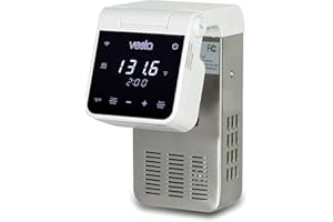 V VESTA PRECISION Vesta Precision - Circolatore ad immersione "Imersa Elite", Innovativo design a pompa pieghevole e potente, 1200 W, Wi-Fi abilitato (Bianco)