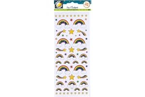 Craft Planet Fun Stickers, Rainbows, Stickers For Young Crafters, Posters, Card Making, Scrapbooking, Party Bag Fillers, Sticker Book, Reward Chart Stickers, Invites, Craft Supplies