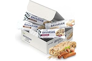 ‎ENERGYBODY Energybody Bavarian Bar Mix Box 12x 50g / Haferriegel/Hafer Riegel Idee für gesunde Snacks/Outdoor Nahrung/Müsli-Riegel für Ausdauer- & Kraftsport/Fitness-Riegel vegan Flapjack Mixbox