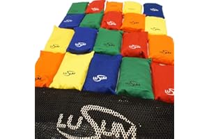 Lusum Bean Bags Featuring a Stay Fresh Bag| Perfect for School Sports, Carnival Games, or Bean Bag Toss (20 pack)