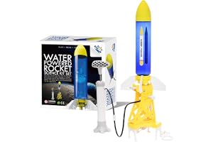 PLAY STEAM PLAYSTEM Vattenraket launcher-kit - med raketsvans, kropp och pump gör-det-själv raket vetenskap experimentkit - r