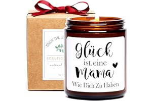 FUND AMLIGHT Muttertag Kerzen Geschenke für Mama von Tochter Sohn, Geburtstag duftende Kerze Geschenke für neue Mama, Geburtstag Weihnachten Thanksgiving Day Geschenke für Frau
