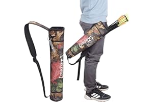 ELONG OUTDOOR Archery Quiver Arrows Back Quivers Adjustable Waist Side Clip Holder Bag Carry Bags,for Youth Adults Target Practicing Outdoor