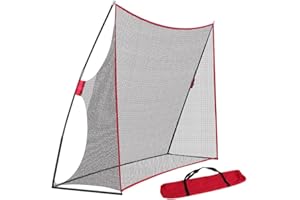 JARAGAR Large Golf Net, 10Ft x 7Ft Golf Practice Net Professional Golf Accessories with Carry Bag for Indoor and Outdoor Golf Hitting Training