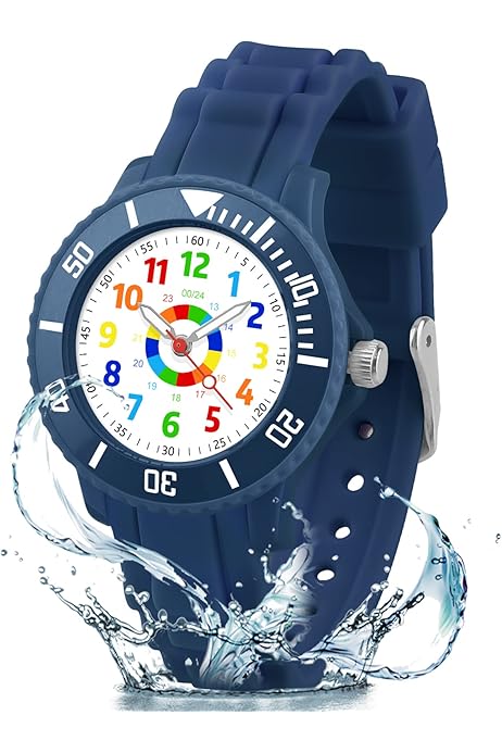 Orologio Da Polso Per Bambini Impermeabile 30M - Analogico Con Cinturino In Silicone - Foto 4