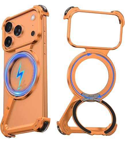 LEMAXELERS Metal Case For IPhone 17 Pro Max Compatible 360°integrated Shockproof Thj Silver - View #8