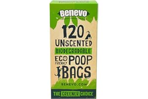 Benevo Biodegradable Poop Bags, 120 Bags