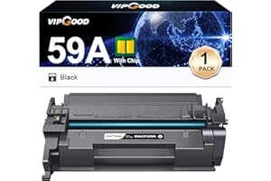 VIPGOOD 59A (Con Chip) Cartucce Toner Compatibile per HP 59A CF259A 59X per LaserJet Pro MFP M428 M428fdw M428dw M428fdn M428m (Nero, 1-Pack)