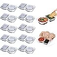 10PCS Double Compartment Condiment Container With Lids, 2 Compartment Sauce Containers for Condiments or Dips, Portable Reusable Sauce Container, Double Compartment Snack Containers (10pcs)