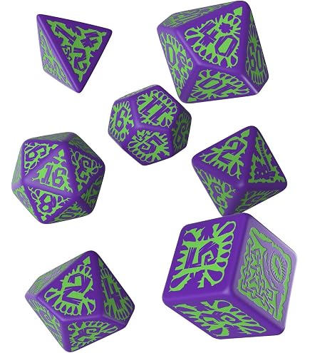 Q-Workshop Set Di Dadi Per Starfinder - Arca Devastazione - Colori Naturali, Alta Qualità