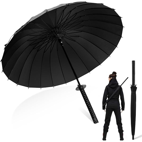 Parapluie Samouraï Style Katana Japonais - Look Épée Authentique