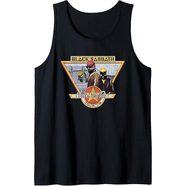 Débardeur Officiel Black Sabbath – Merchandising Vintage Et Confortable