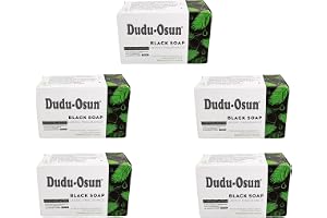 Dudu-Osun - Svart tvål från Afrika. Original svart tvål, 5 x 150 g, 5-pack